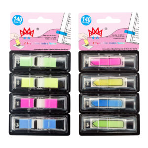 4A Small Flags in Dispensers,1/2 x 1 3/4-inches, Eight Colors, 35/dispenser, 280 flags,2 pads/pack. 4A 60187