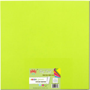 4A Big Pad, 11 in x 11 in,Neon Green, 30-sheets/pad,1 pad/pack, 4A BP1111 NG