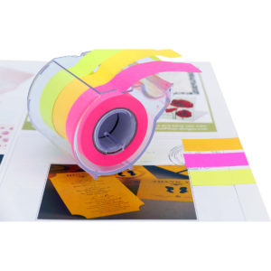 4A Roll Sticky Notes, 2x315-inches,Neon Yellow/Orange/Red, 3 color/ roll,1 roll/pack, 4A PSS 9-3 YOR