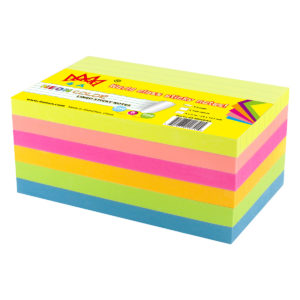 4A Sticky Notes,3 x 5-Inches,Neon Assorted Collection,Lined, 100 sheets,6pads/pack,  4A 305x6-N-L