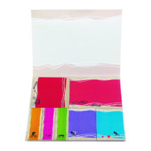 4A Printed sticky notes, Gharry, Close size: 4 1/2*6 inch, 50 sheets/pad, 7 pads/pack, 4A 8665