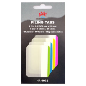 4A Durable File Tabs,Divider Tabs,Page Marker Index Label Flags,Transparent Stickers, Writable Labels,4A 6032