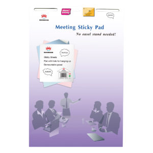 4A Super Sticky Easel Pad,White Sheets,Meeting Pad,23  x 31.5 Inches,20 Sheets/Pad,1 Pad/Pack,More sticky,4A Meeting-41-W