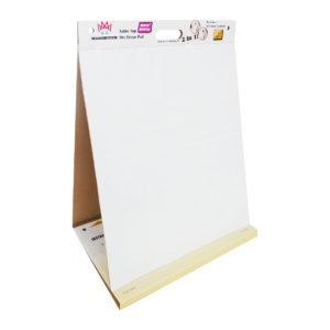 4A Super Sticky Table Top Dry Erase Pad+Easel Pad 2 In 1, Meeting Pad ,Self-Stick Notes,20X23 Inches,20 Sheets/Pad,4A Meeting-51