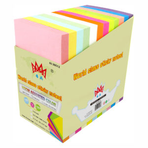 4A Sticky Notes,3 x 5 Inches,Neon Assorted,12 Colors,Self-Stick Notes,100 Sheets/Pad,12 Pads/Pack,4A 30512