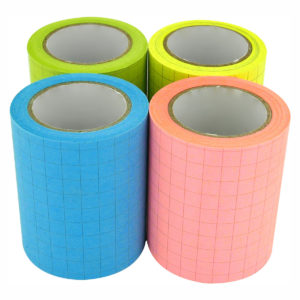4A Roll Sticky Notes,Full Adhesive,Width x Length 2 x 315 Inches,Neon Assorted,Grid,Self-Stick Notes,4 Refill Rolls,4A PSS 9-1 Grid Refill